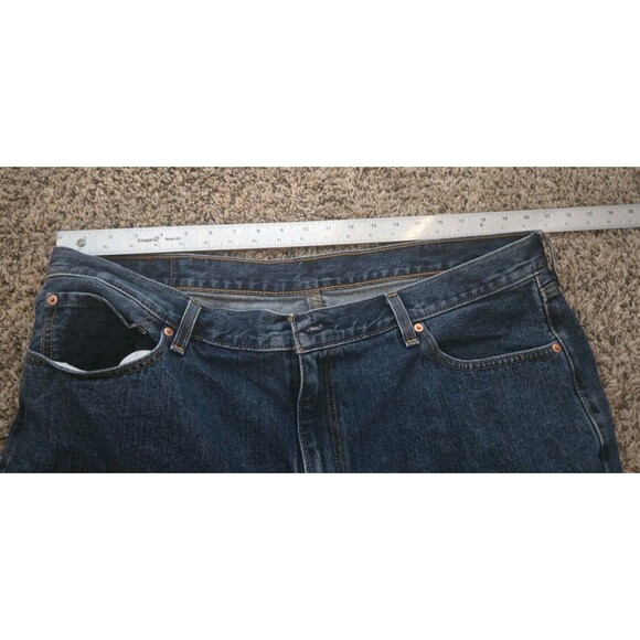 Levis 501 Original Fit Med Wash Denim Blue Jeans Mens Size W40 x L30 Jean Pants - Picture 11 of 14